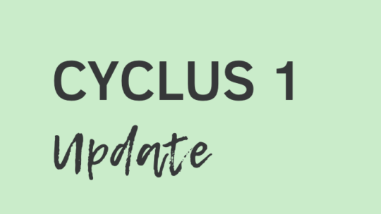 Cyclus 1 update
